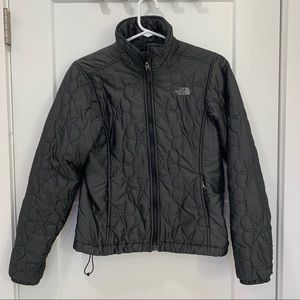 The North Face Quilted Puffer Jacket, Charcoal, SM